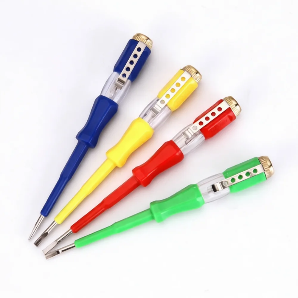 Electrician Test Pencil Induction Circuit Tool For DE HE XING Household Voltage Sensing Pen Durable Copper Cap Tester