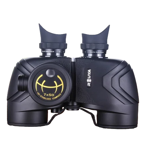 

Hunting Equipment Tactical 7X50 Optics Telescope Long Range Binocular with Compass