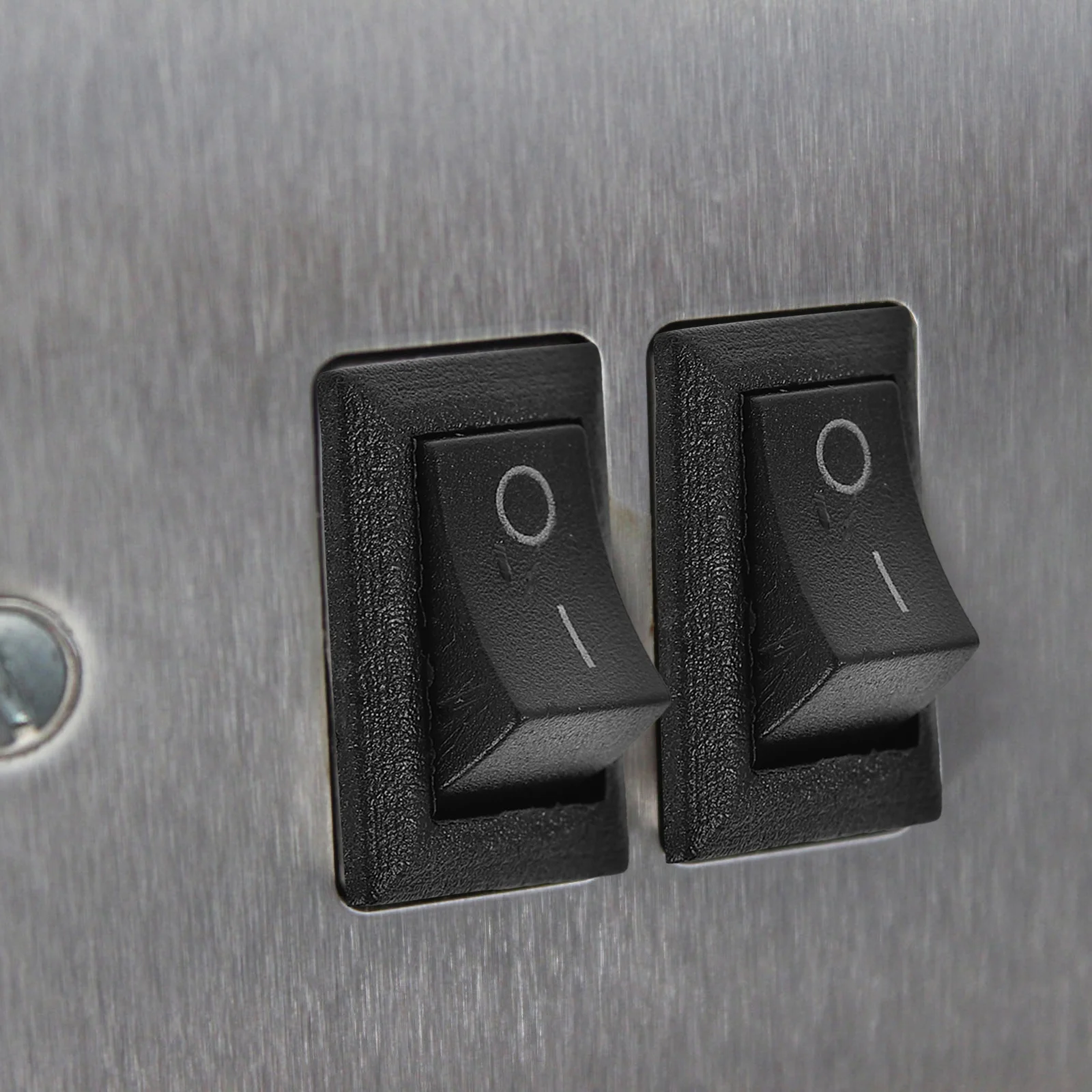 

15Pcs Mini Black Boat Rocker Switch 2 Pin Spst on Off Snap-in 3a 250V 6a 125V Compatible with Home Appliance Power Tools