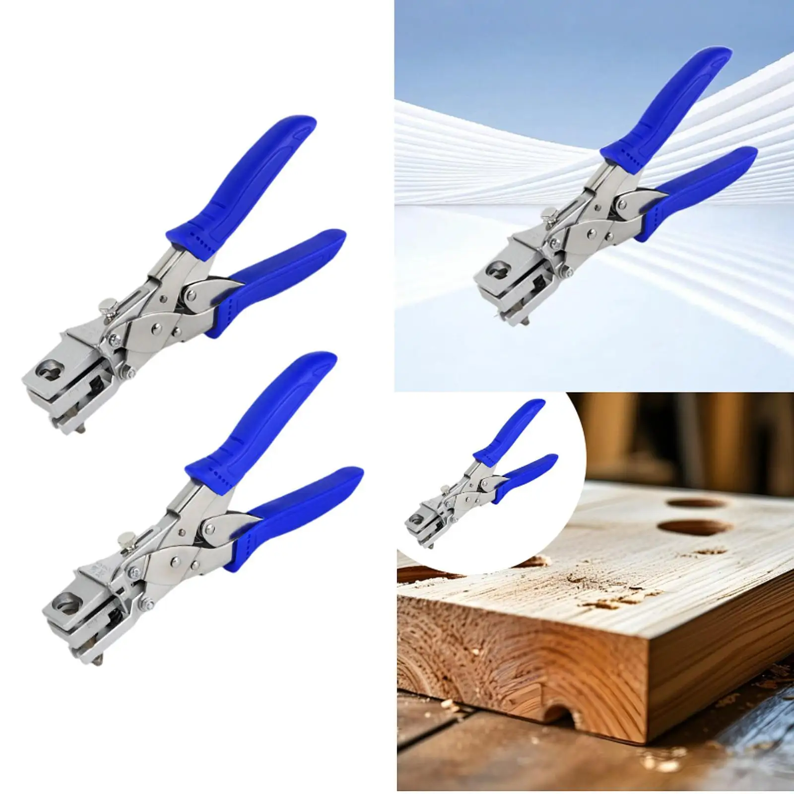 Slot Punch Paper Puncher Handheld Hand Press Portable Heavy Duty Hanger Hole Punch for Photo Name Tag Badge ID Card DIY Crafts