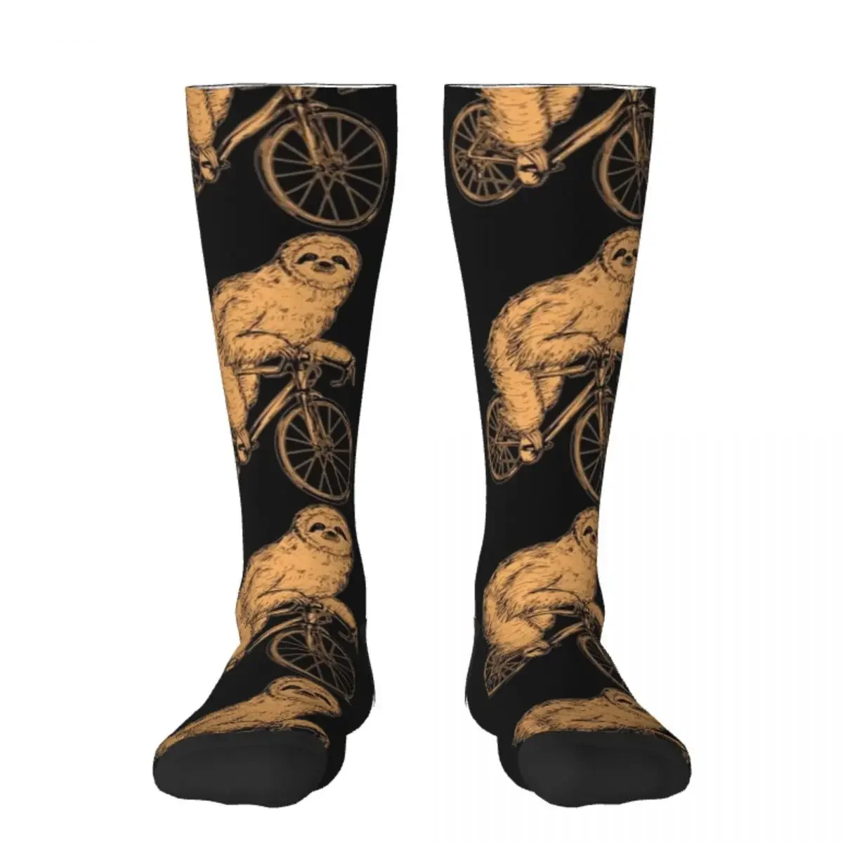 Cycling Sloth Socks hip hop retro winter Socks Girl Men's