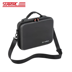 STARTRC For DJI Action 5 Pro Storage Bag PU Carrying Case Travel Shoulder Bag for Osmo Action 5 Pro Accessories Portable Handbag