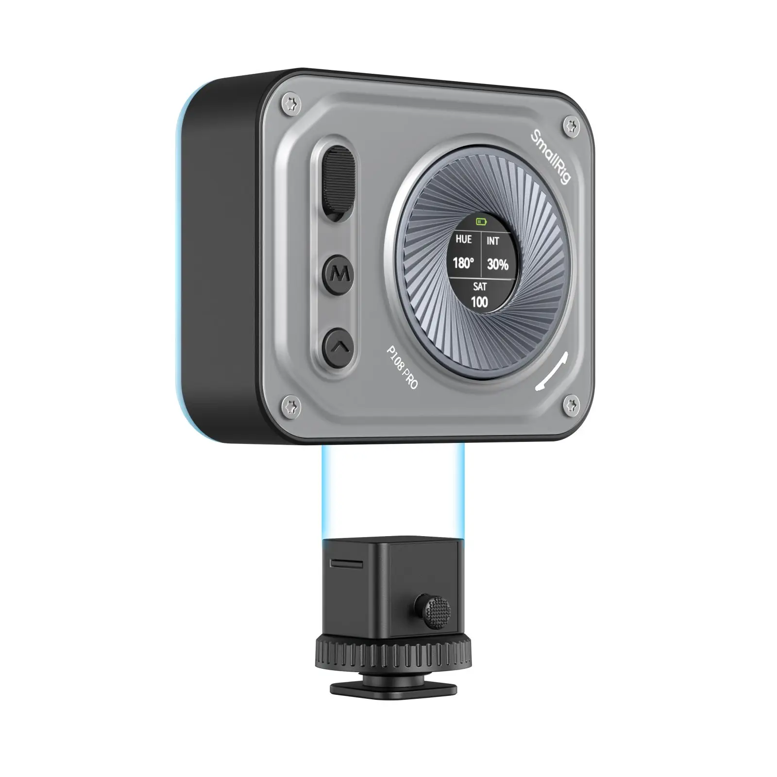 Smallrig Vibe 96 / P108 Pro ضوء فيديو صغير ، ثنائي اللون pk ، ضوء ملء سريع الإصدار مع شاشة LCD للهاتف ، Vlog والتصوير الفوتوغرافي