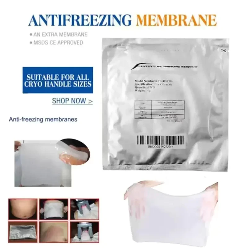 Good Quality Factory Price Anti Freeze Gel Film Pad For Cryo Fat Treatment Membrane With Two Sizes Available