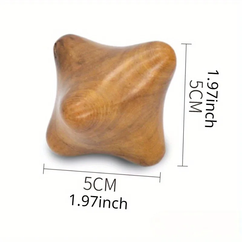 خشب الصندل سداسية كرة اليد تدليك الكرة ميريديان معدات الرعاية الصحية تدليك الأنسجة العميقة حلقات العلاج بالابر