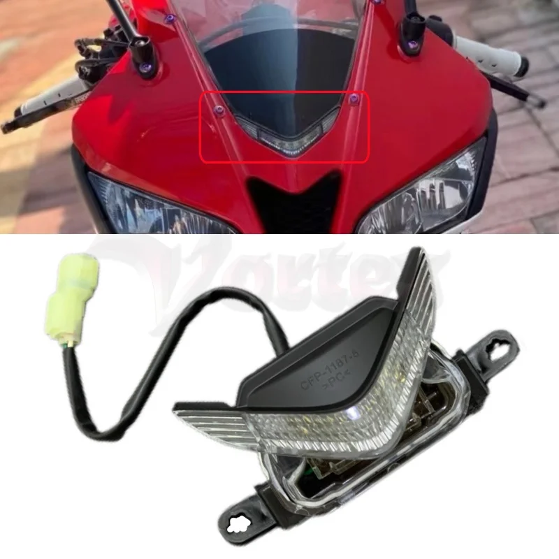 

Motorcycle Front LED Upper Head Running Lighting Lamp Assy Headlight Headlamp Fog Light For Honda CBR600RR CBR 600 RR F5 07-12
