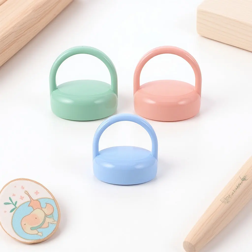 

3Pcs Baby Bottle Handles Leakproof Screw Cap Replacement Plastic Round Lid Milk Bottle Caps Travel Storage Universal