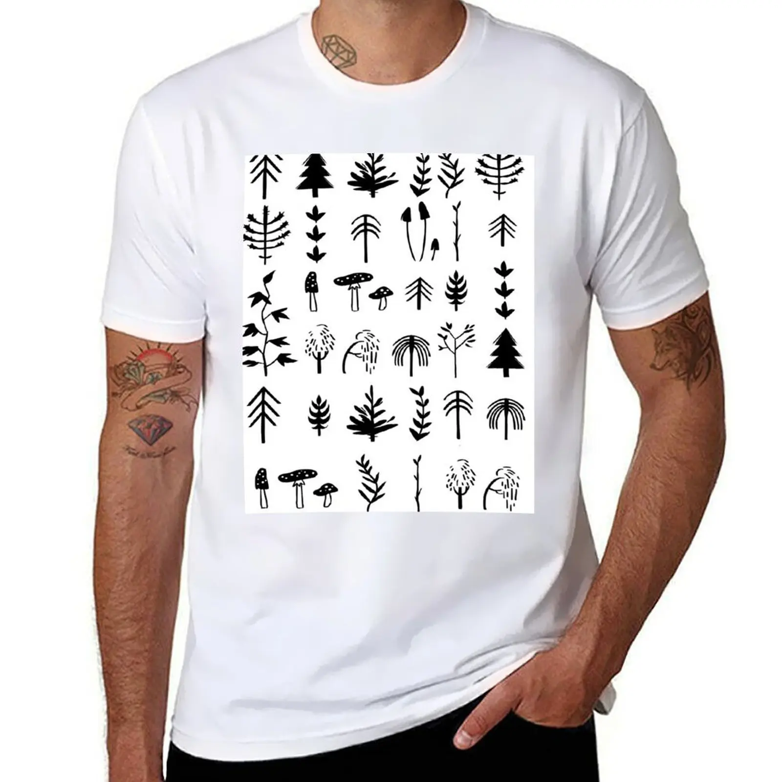 

Autumn Pattern T-Shirt t shirts for man pack white man t shirt graphic T-Shirt