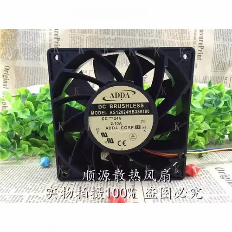 

C for ADDA AS12024HB389100 12038 DC24V 2.10A 12CM 4-Wire Cooling Fan
