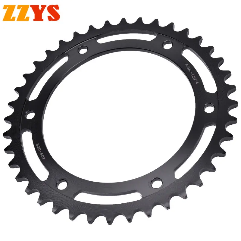 520 40T 40 Tooth 520-40T Rear Sprocket Gear Wheels Cam For Aprilia Road 125 ETX Tuareg ETX125 ETX 125 600 Tuareg Wind Pegaso 600