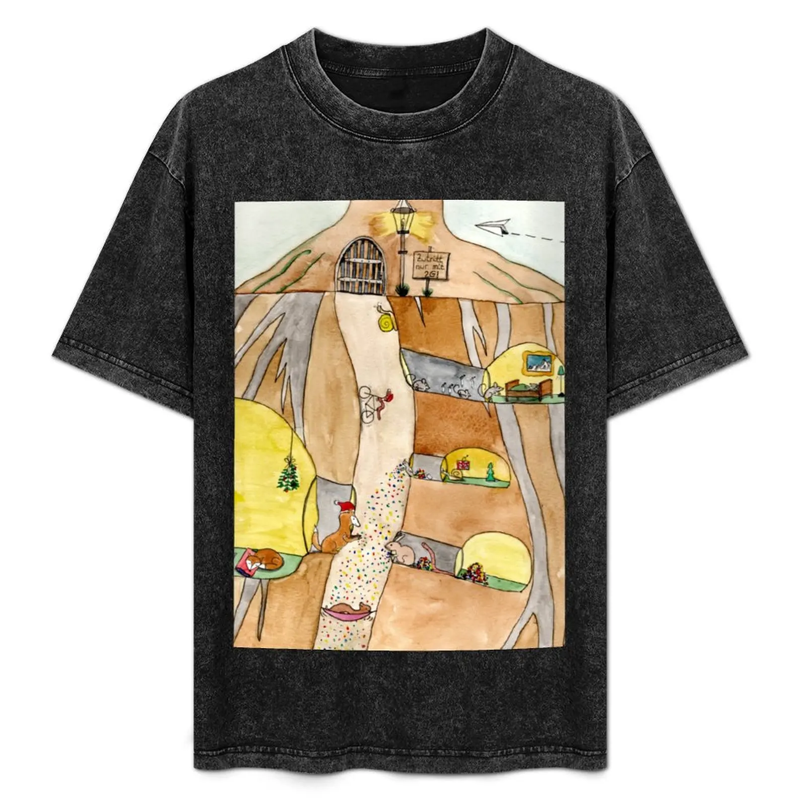 

Confetti in the Hammock - The Secret Life of Forest Animals T-Shirt funny t shirts man T-Shirt