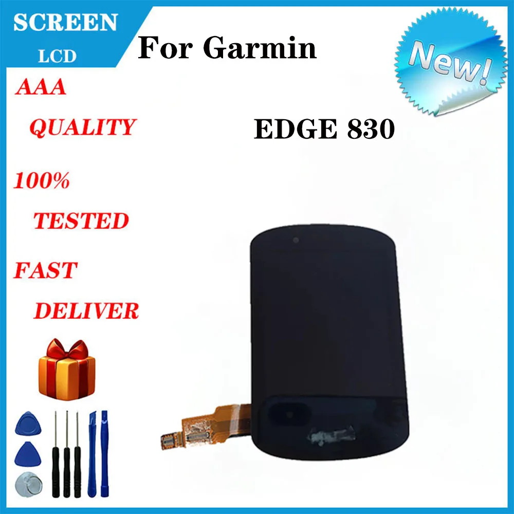 For Garmin EDGE 830 LCD display  with touch digitizer GPS meter multi-sports replacement screen