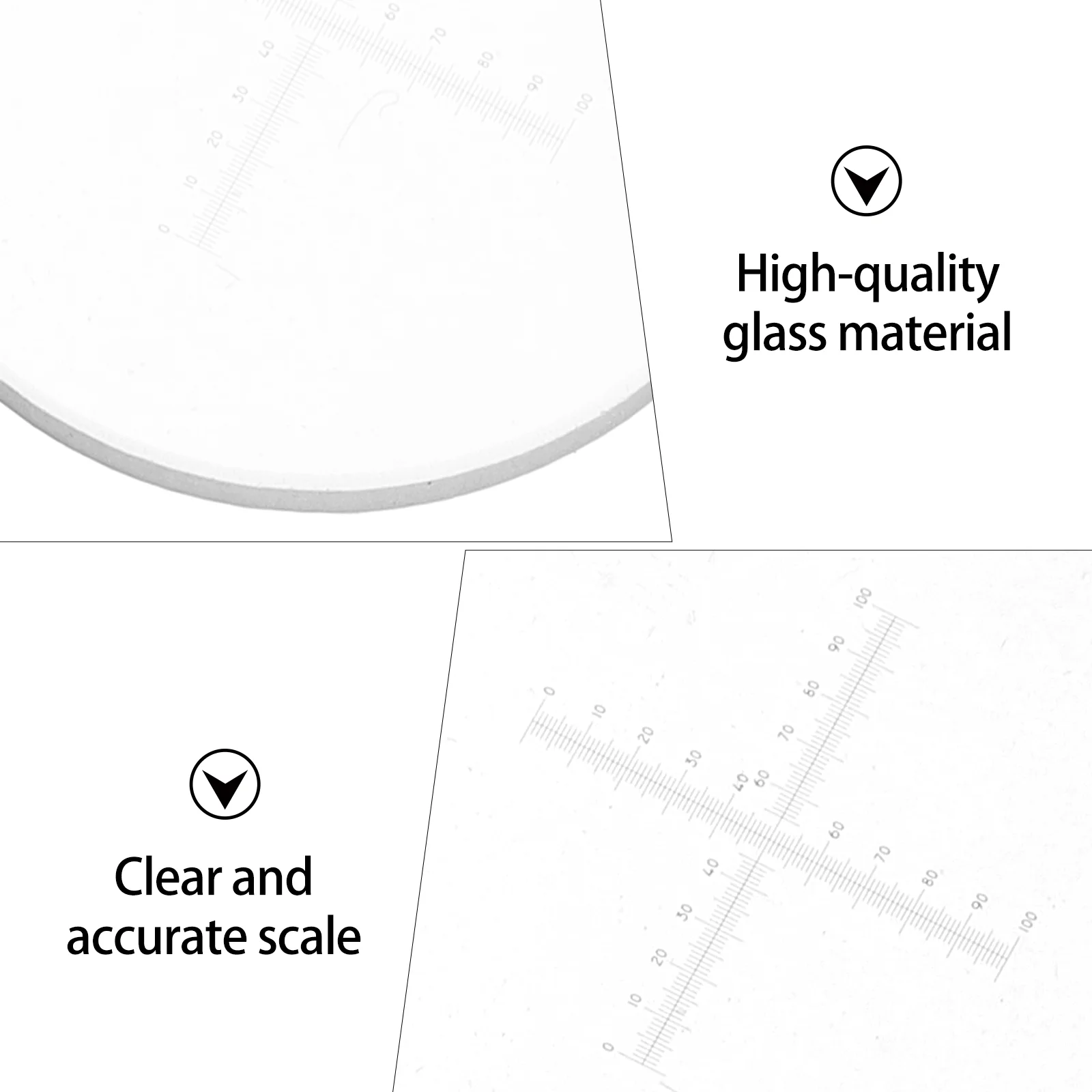 Micrometer Calibrating Rulers Slides Area Measuring Multifunctional Microscope An Fittings Glass Micrometers Precision Ocular