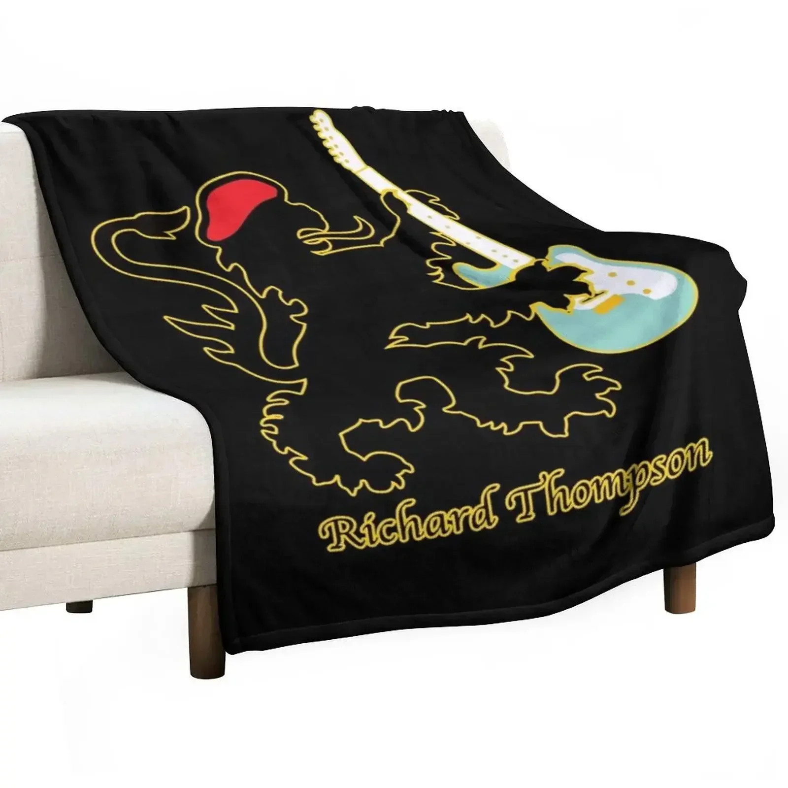 

Richard Thompson Throw Blanket Cozy Home Blanket Gift for Christmas Holiday