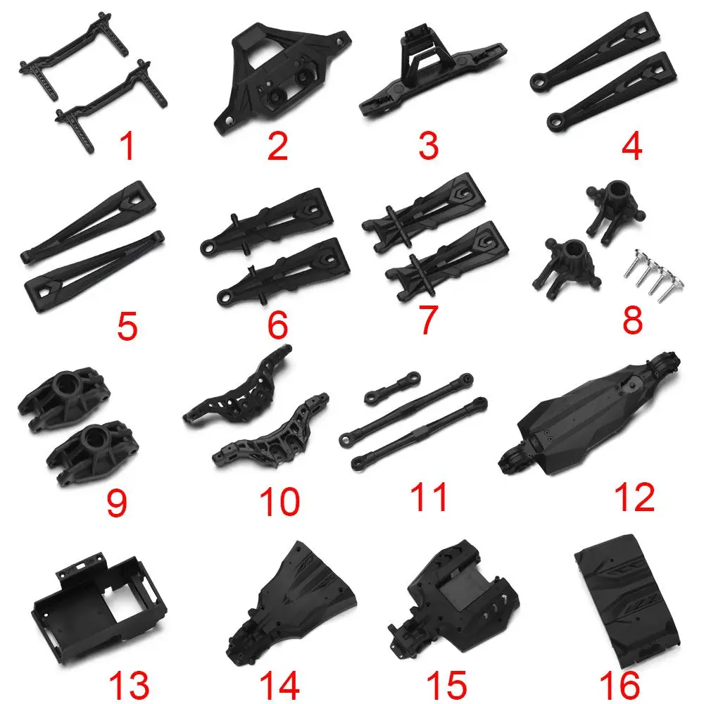 Servo Set brazo inferior delantero eje de transmisión Universal amortiguador de engranaje serie 9125 piezas engranajes de Metal delantero CVD