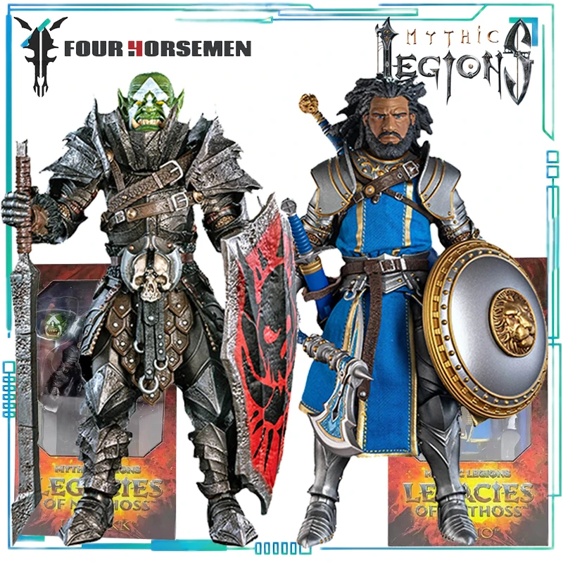 

Four Horsemen Studios Genuine Mythic Legions Series Urzokk 2，Baron Volligar 2，Otho 2 Collectibles of Finished Movable Models Toy