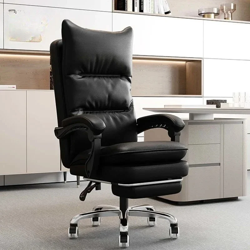 Executive Recliner Office Chair Design Rotating Modern Comfy Chair Mobile Ergonomic White Cadeira De Escritorio Cute Furniture