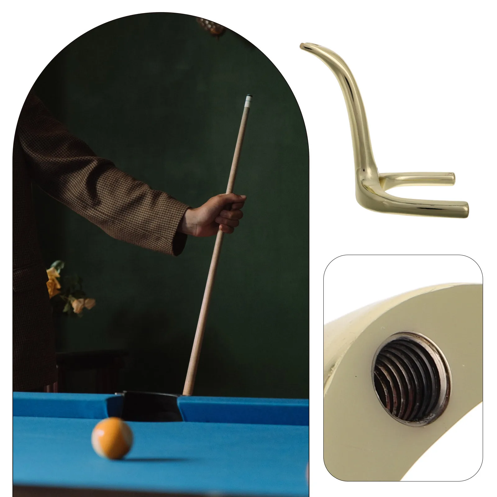 الفيل الأنف جسر البلياردو رئيس النحاس تجمع جديلة الراحة دائم طاولة بلياردو ملحق للتحكم بدقة مستقرة