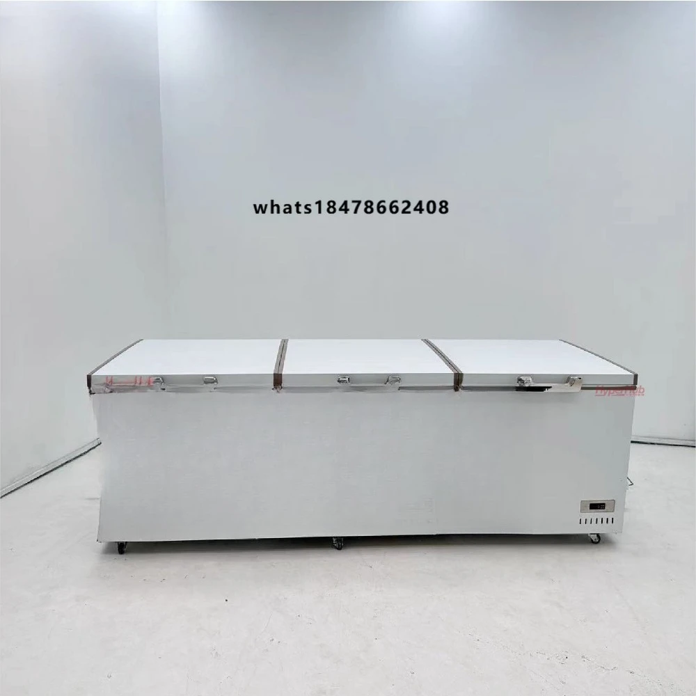 Energy Saving Heavy Duty Commercial Deep Freezer -60 Degree Horizontal Chest Freezer for Frozen Food Preservation