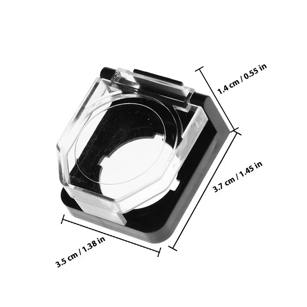 4Pcs Emergency Button Protective Cover Transparent Switch Guard Push Button Safety Shield Fire Pull Protector
