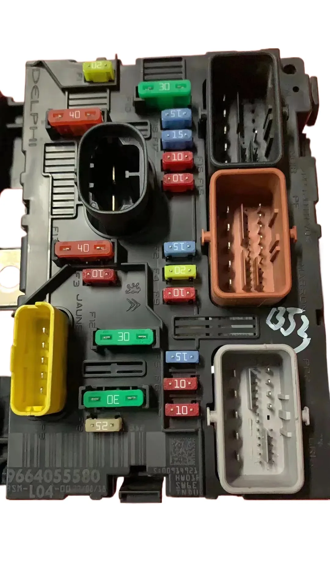 

Genuine Fuse Box Unit Assembly BSM-L04/L11 6500FH 9664055780 9664055580 For Peugeot 107 207 307/207CC Citroen C4 C5