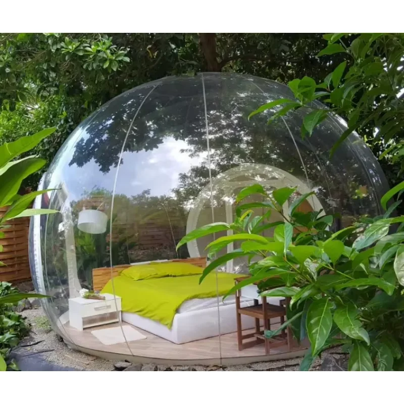 4m clear Bubble House Hotel Huts Inflatable Balloon Dome for Family Party Glamping Camping Bubble Tent From Inflatable Tent