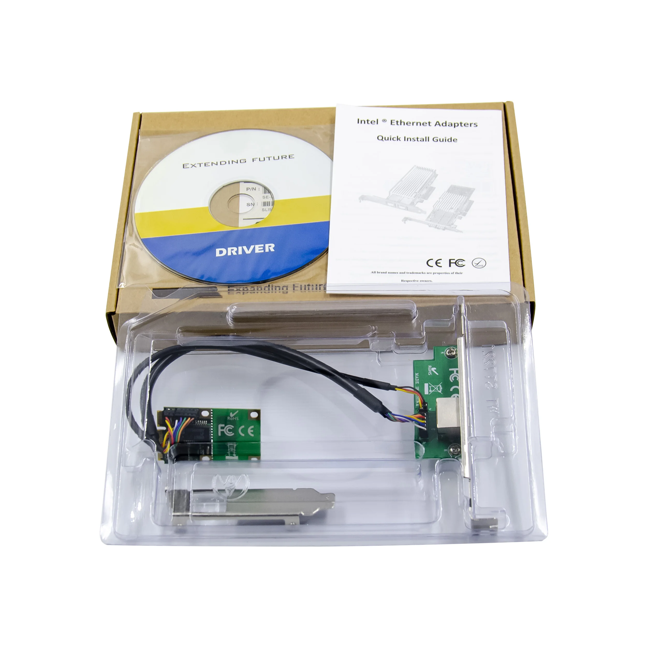 SUNWEIT ST7226 Mini PCIe LAN Card 1G Intel 82574 Chipset Adapter for Server Internal Wired Network Network Cards in Stock