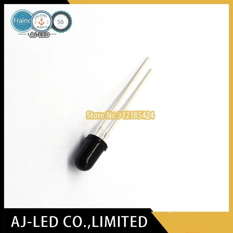 100pcs/lot PT334-6B infrared receiver tube wavelength 940nm Taiwan Everlight 5mm black F5 smart products dedicated