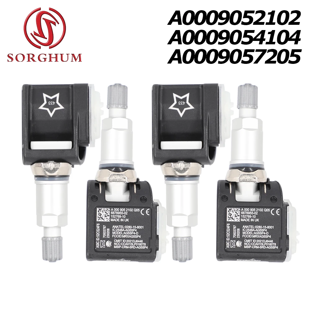 For Mercedes-Benz AMG GT A B E G V CLA CLS GLA GLB GLE GLS-Class EQA EQB EQV Vito Sprinter TPMS Sensor A0009052102 A0009054104