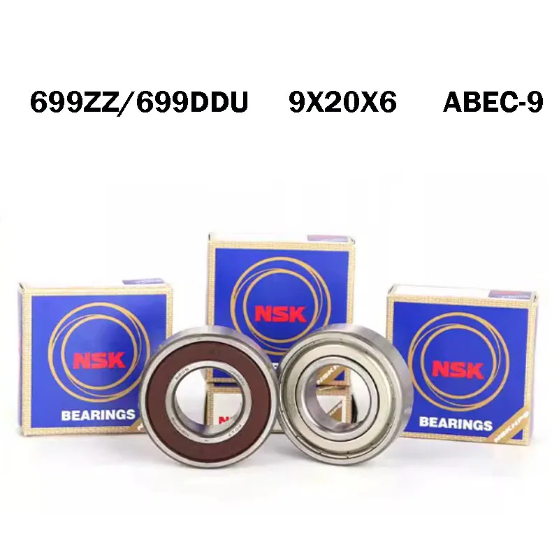 

10шт оригинальные японские подшипники 699ZZ 699DDU, подшипники ABEC-9 9X20X6 HIGH SPEED MINIATURE 699Z шаровые подшипники 699ZZ