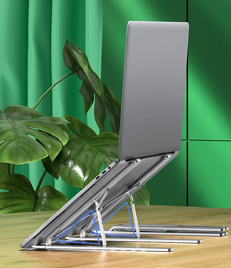 Regulowana składana podstawka pod laptopa ze stopu aluminium Przenośny uchwyt na notebooka do laptopa Macbook