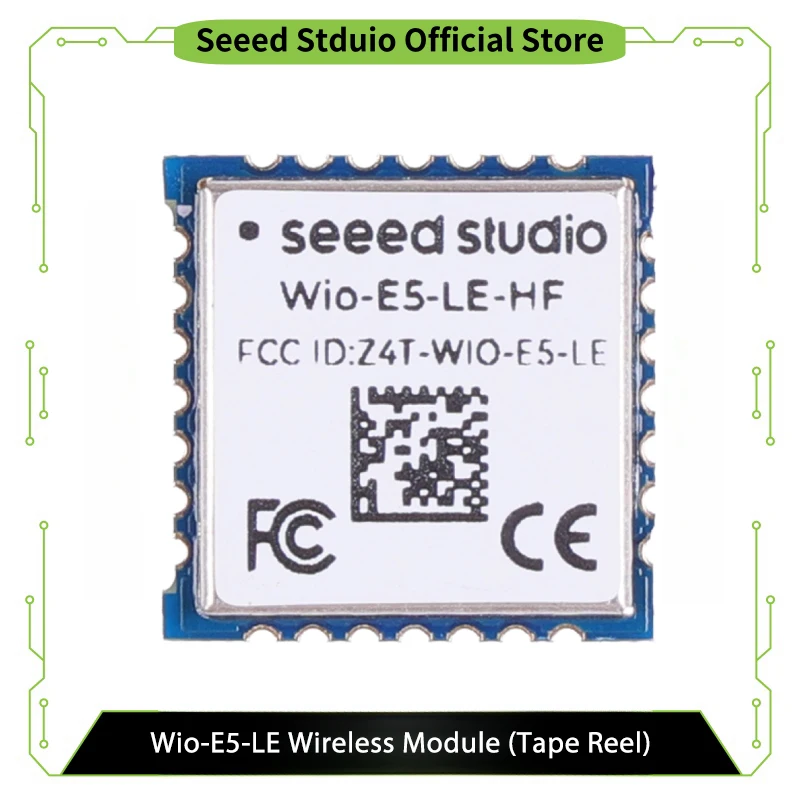 Wio-E5-LE Wireless Module (Tape Reel) - STM32WLE5JC, ARM Cortex-M4 and SX126x embedded, supports LoRaWAN on EU868 & US915