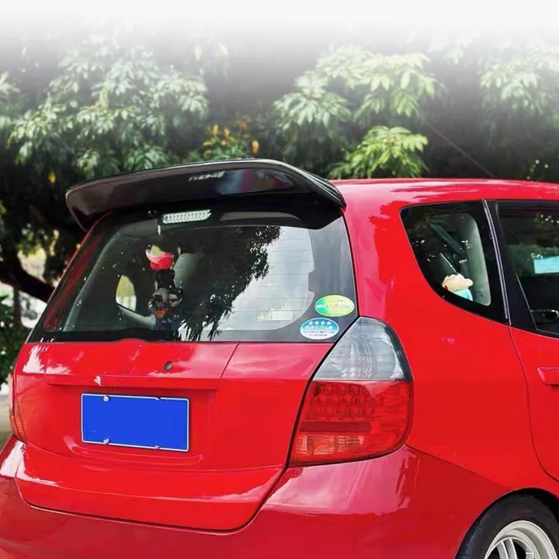 

Suitable for Honda's first generation Fit GD3 GD1 05-08 sedan, carbon fiber top spoiler wing rear spoiler FitSpoon top wing