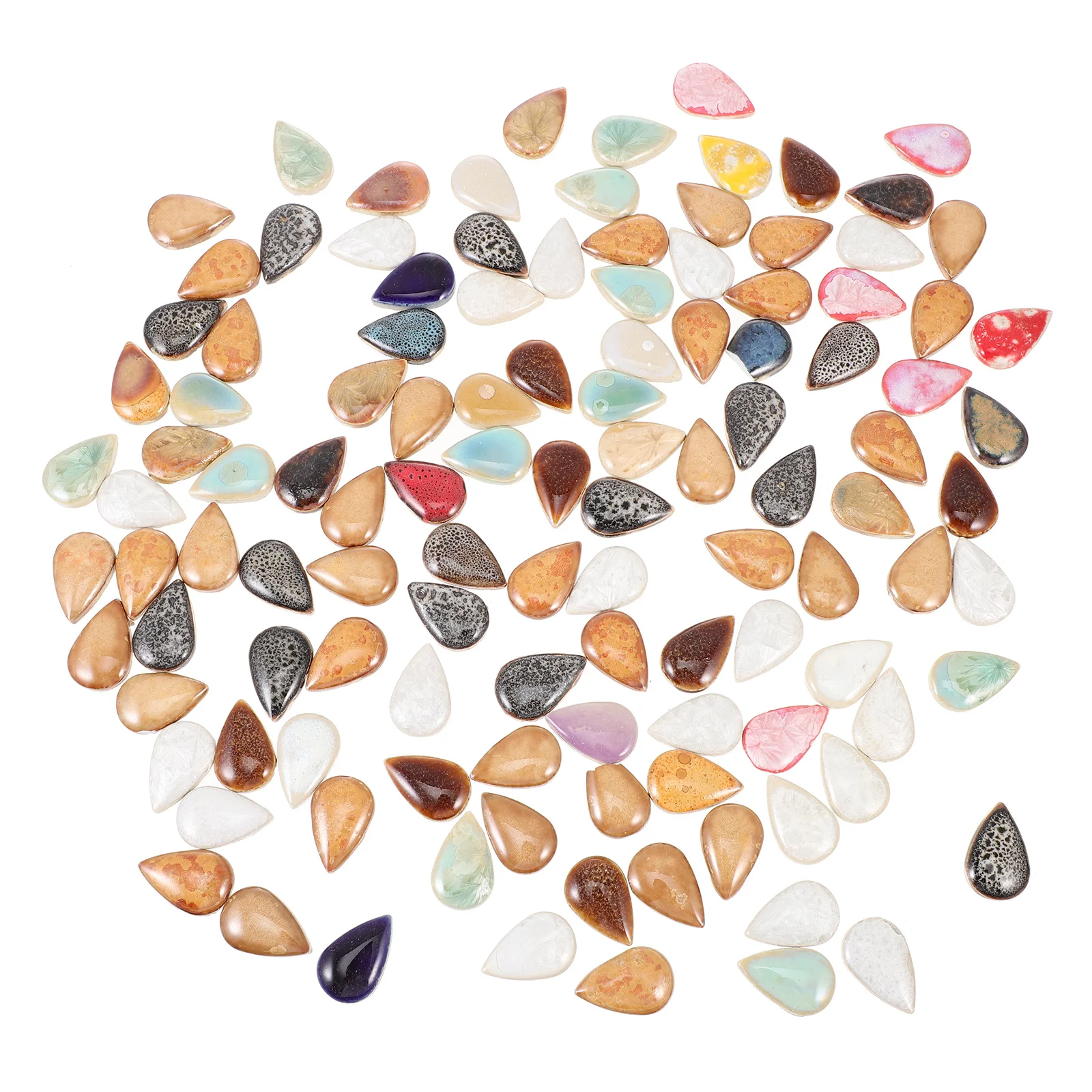 

1 Bag Ceramic Mosaics Pieces DIY Mosaic Tiles for Creative Arts Decor Projects Premium Quality Non Slip Craft Material