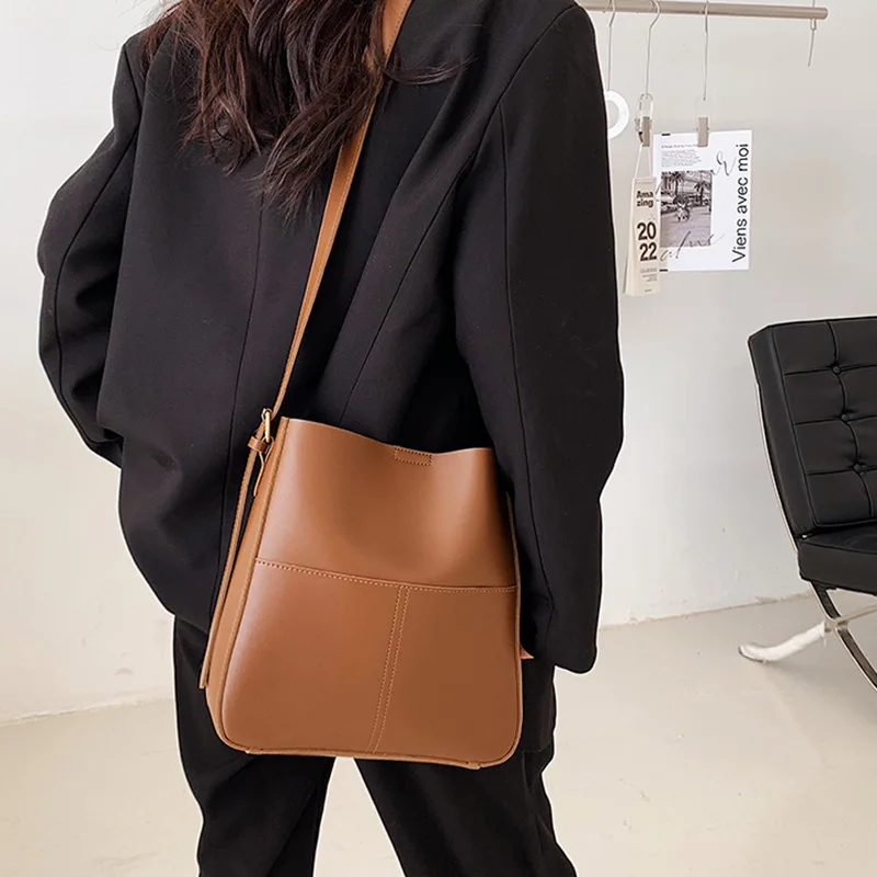 Women Shoulder Bag PU Leather Women Handbags Female Multifunctional Large Capacity Shoulder Bags Fashion Crossbody Bags