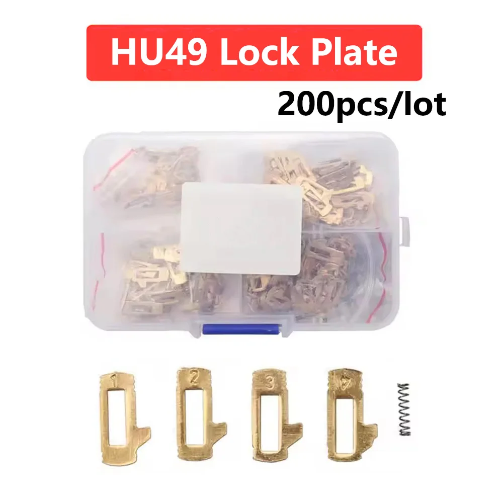 

200 шт./лот HU49 Замокная пластина Автомобильный замок Вафельная пластина (4 типа по 50 шт.) для VW Old Santana Комплект аксессуаров для ремонта автоблокировки