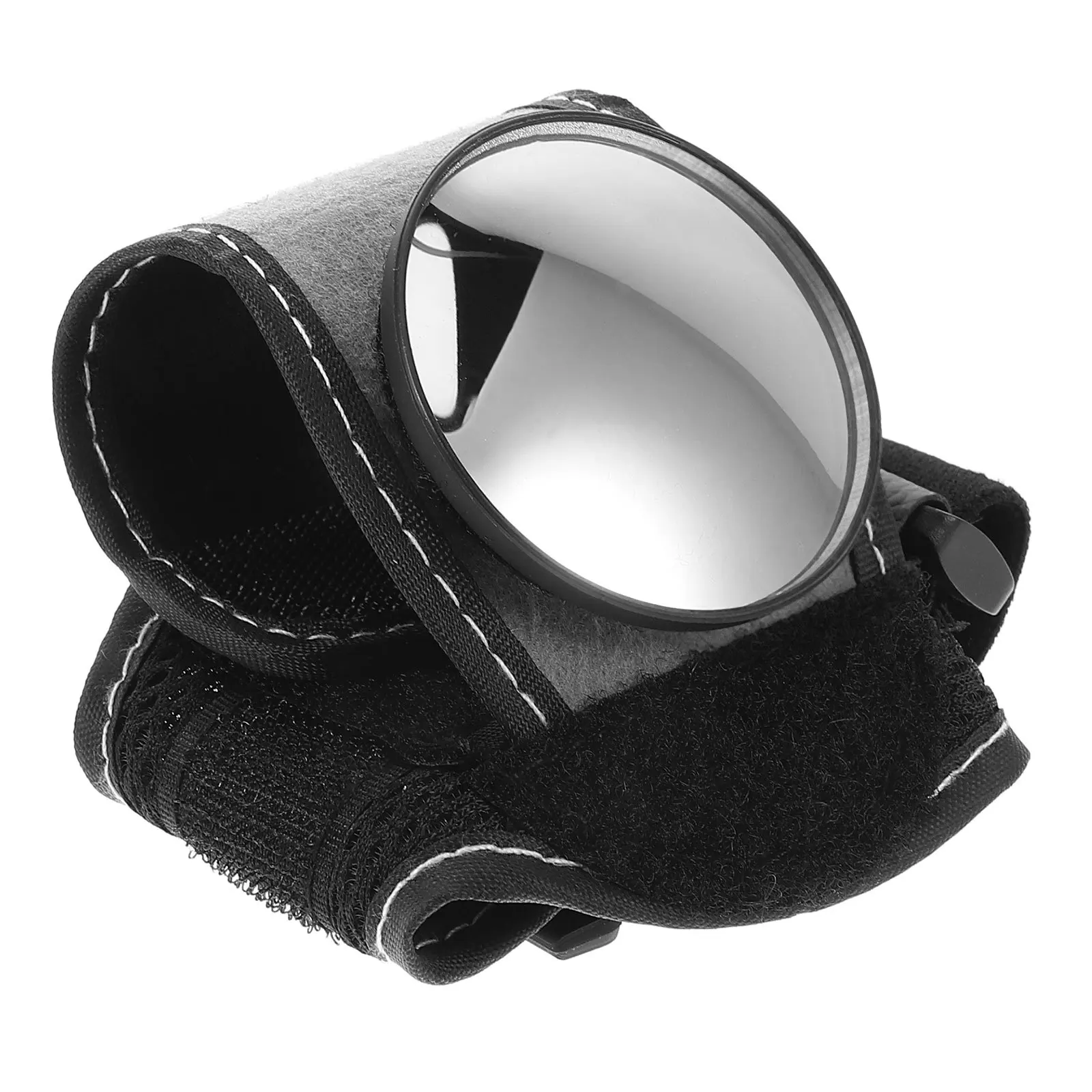

Safety Cycling Mirror with Wrist Strap and Handlebar Compatibility Wide Angle Reflective Bike Rearview Mirror for Urban