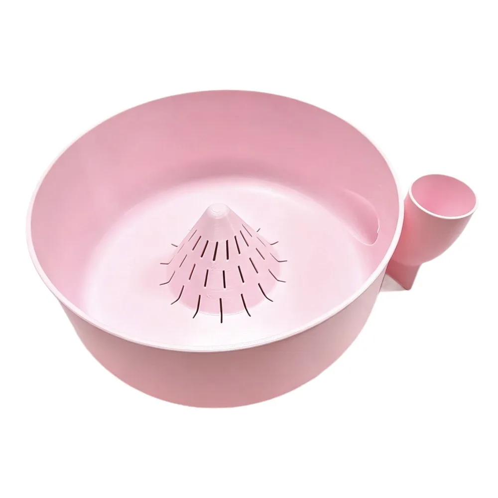 Rotating Berry Swirl Washing Bowl Quick Drain Self Rinsing Berry Rinse Basin Large Capacity Easy Clean