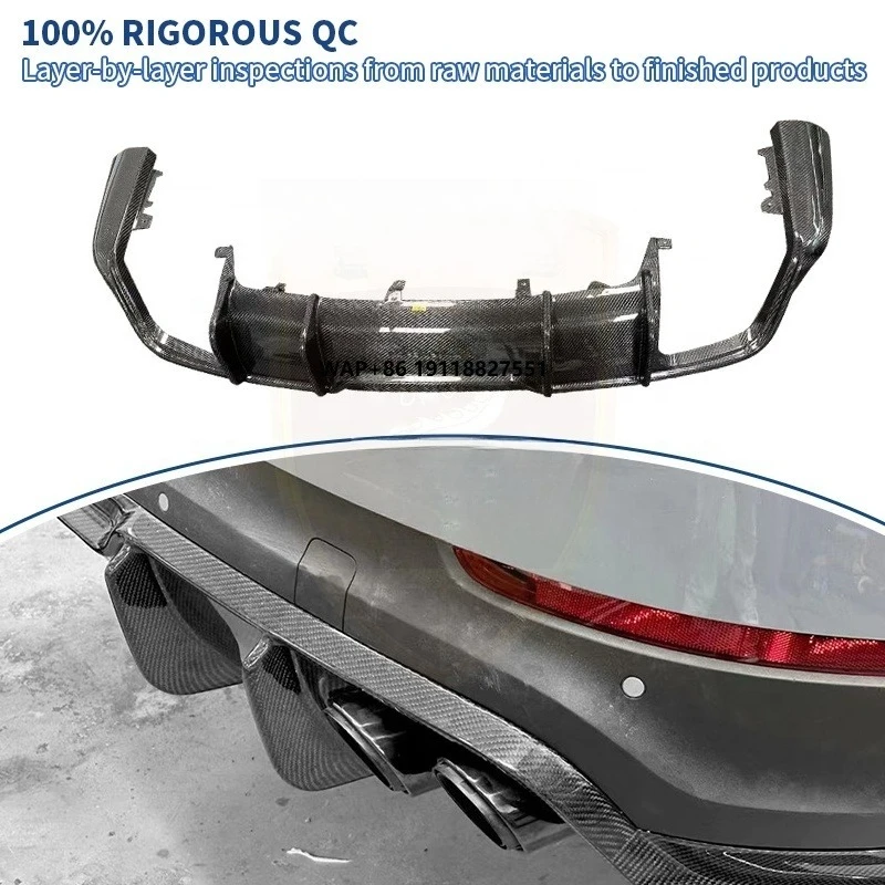 

9Y0 Dry Carbon Fiber FD Style Rear Diffuser Spoiler for 9Y0.2 2024 Year Car Rear Bumper Lip