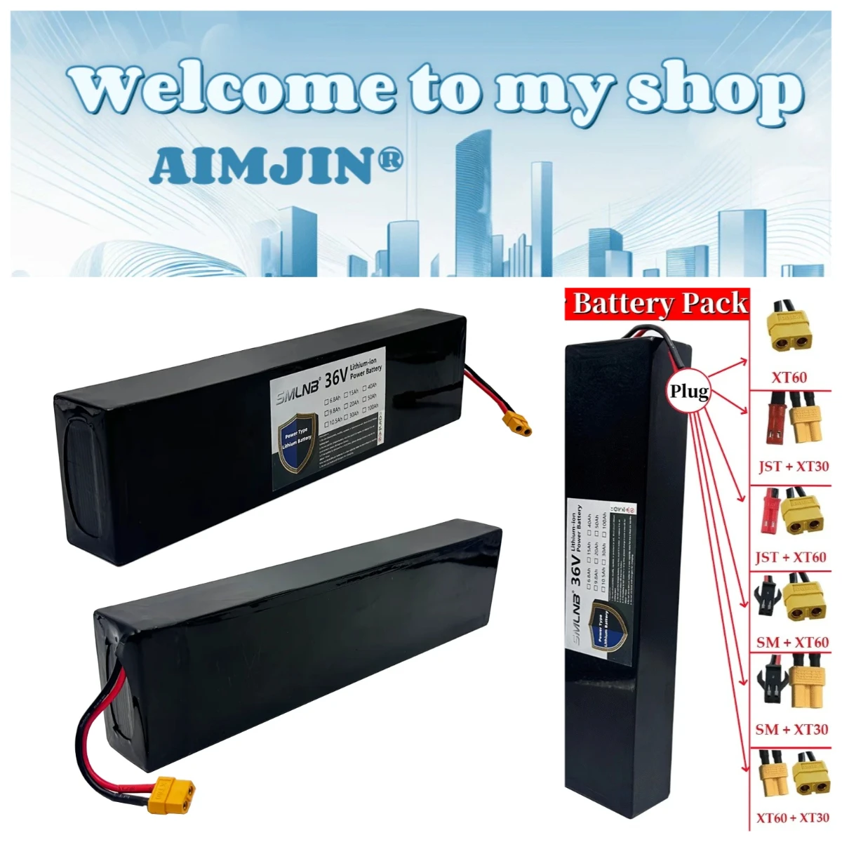 

10S3P 36V Electric Scooter 9Ah Rechargeable Lithium Battery Pack 500W Power Modified Bicycle electric scooter Vehicle with BMS