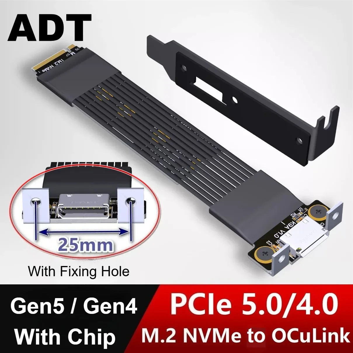 K49SQ-BK14 EGPU OCuLink GPU Çi - Pcie 5.0 Gpu Riser Cable incelemesi ve fiyatı