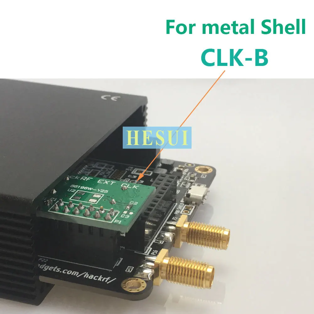 10.00000MHz 10MHz TCXO Clock CLK PPM 0.1 TCXO Clock Crystal Oscillator Module Board for HackRF One SDR