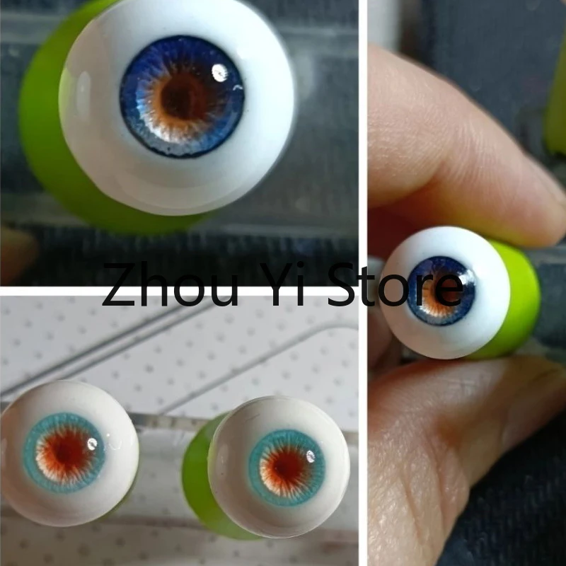 

New Plaster Eyeball Doll Eyes 12/14/16mm for Bjd Doll Human Realistic Stereoscopic Girl Toys Dress Up Handmade Doll Accessories