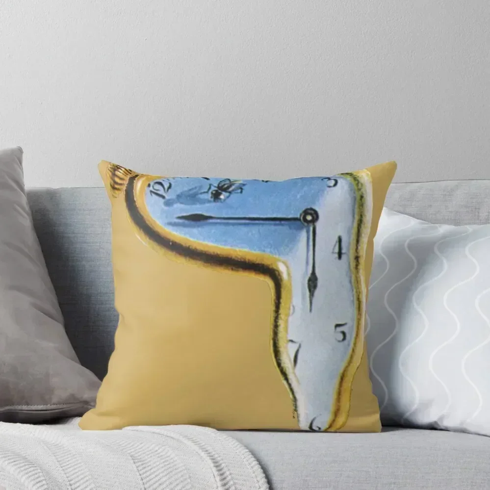 Salvador Dali: The Persistence of Memory Throw Pillow Decorative Cushions Sofas Covers christmas cushions covers pillow