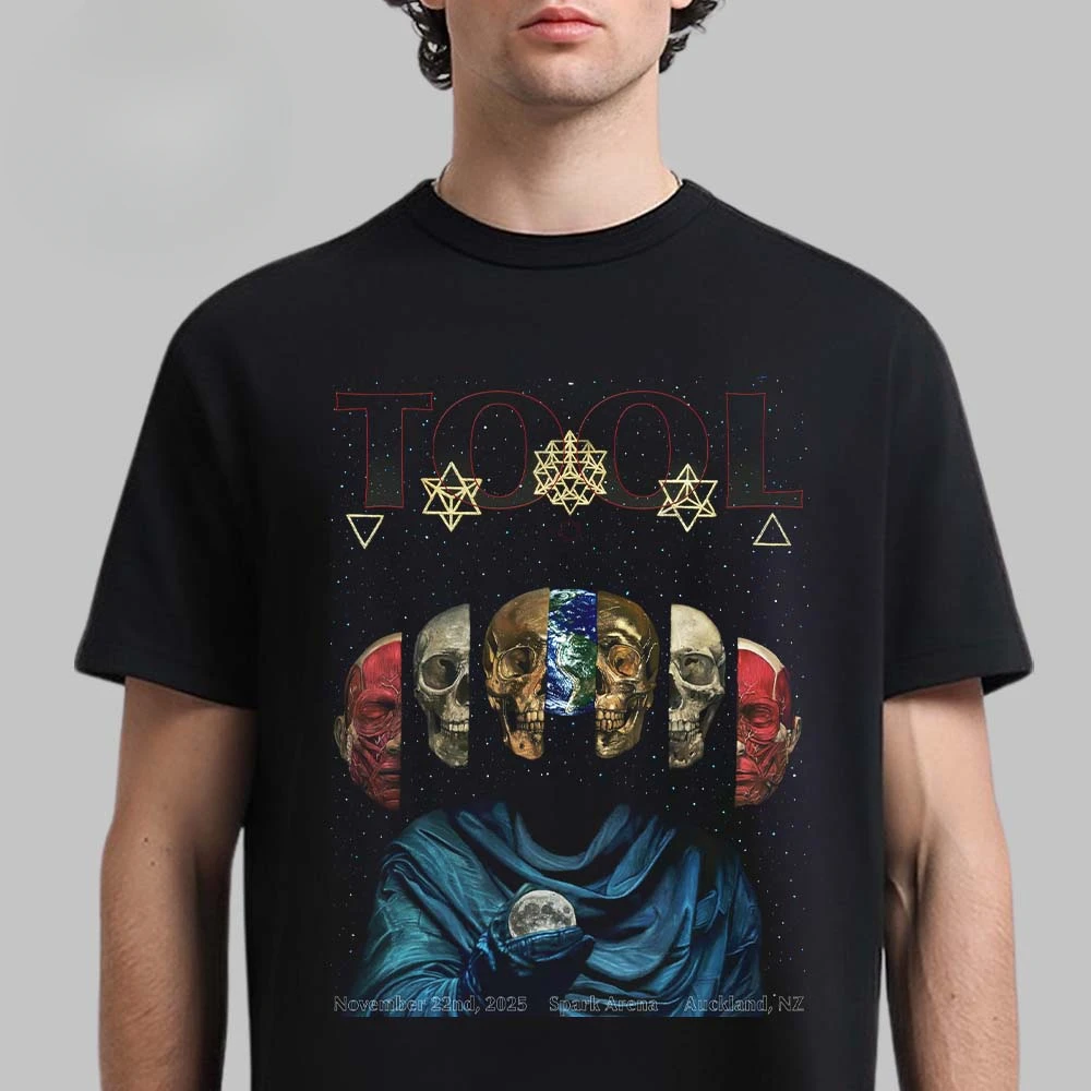 Hot Tool Cotton Band Shirt Unisex Summer Short Sleeve Fashion Brand Tee Luxury Casual Vintage T-shirt