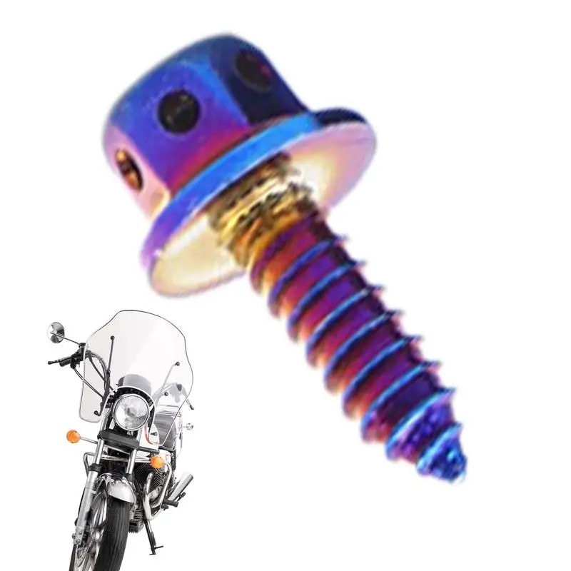 Motorcycle M5 15 Titanium Screws Electric Vehicle Modified Self tapping Screw 304 Stainless Steel External Hexagonal Screws