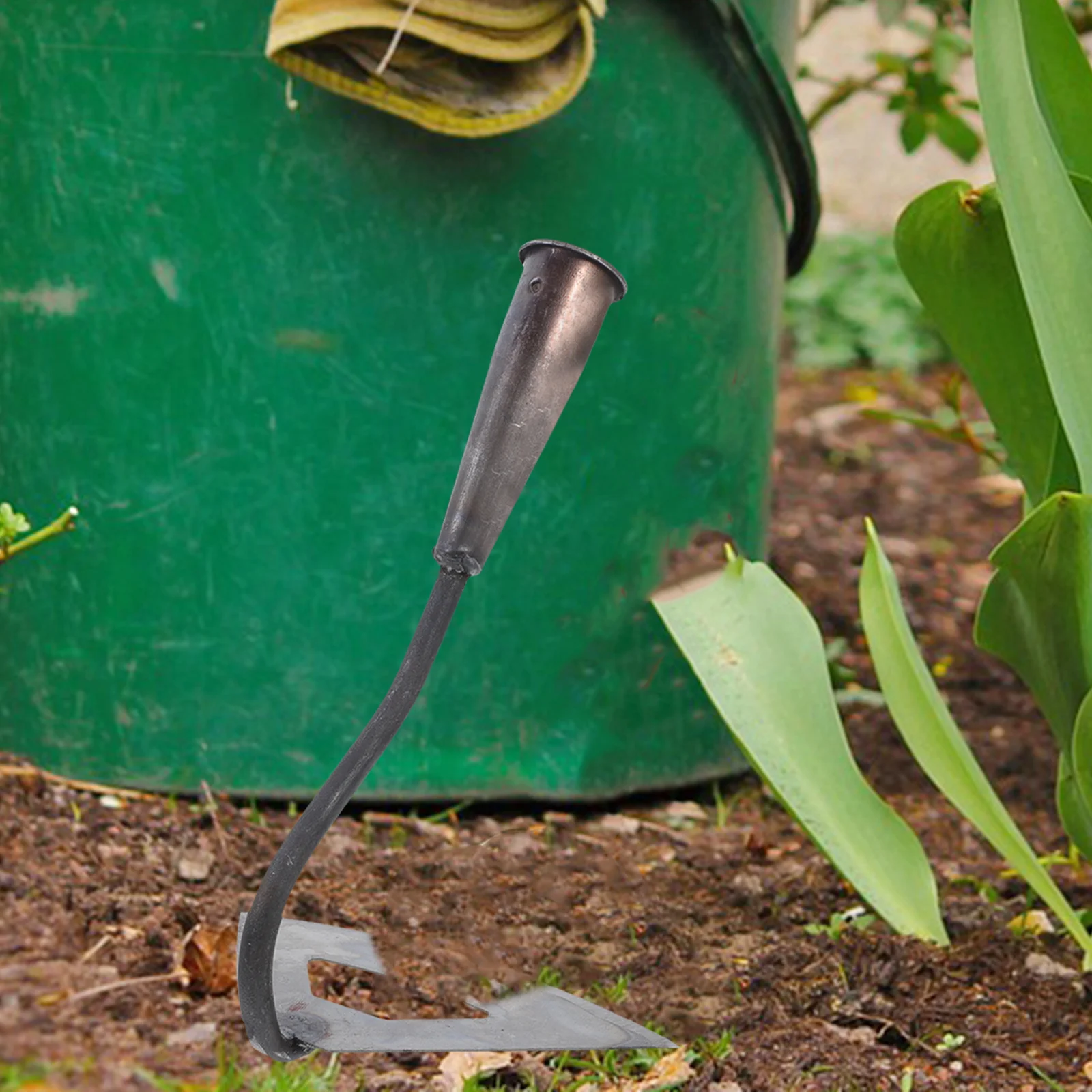 

Garden Hoe Tool Heavy Duty Backyard Weeding Small Lightweight Design Effortless Maintain Cultivating Hoe Home Fresh Produce