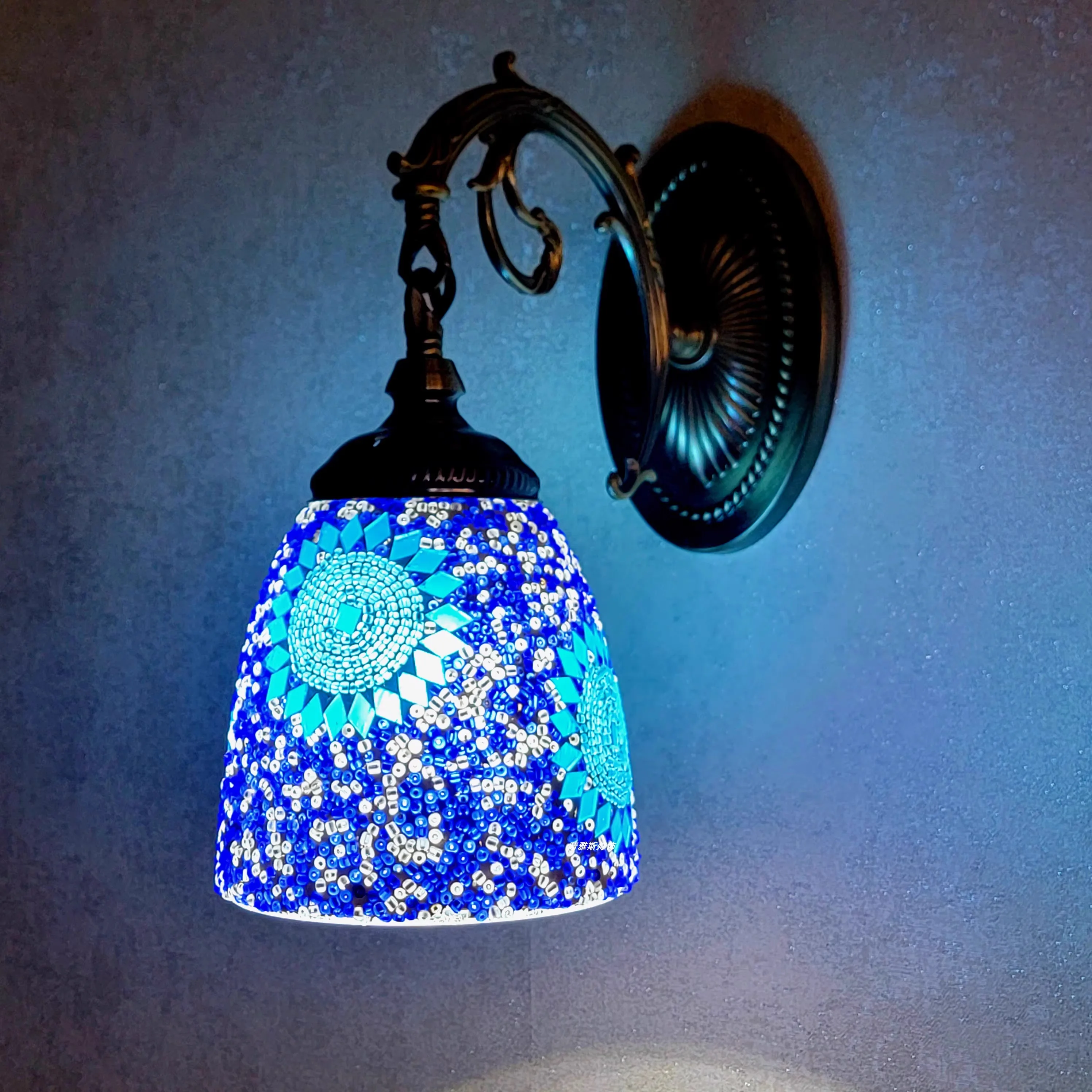 lampada de parede artesanal mosaico turco luminaria led light luminaria para corredor e sofa iluminacao de fundo para casa e decoracao do quarto 01