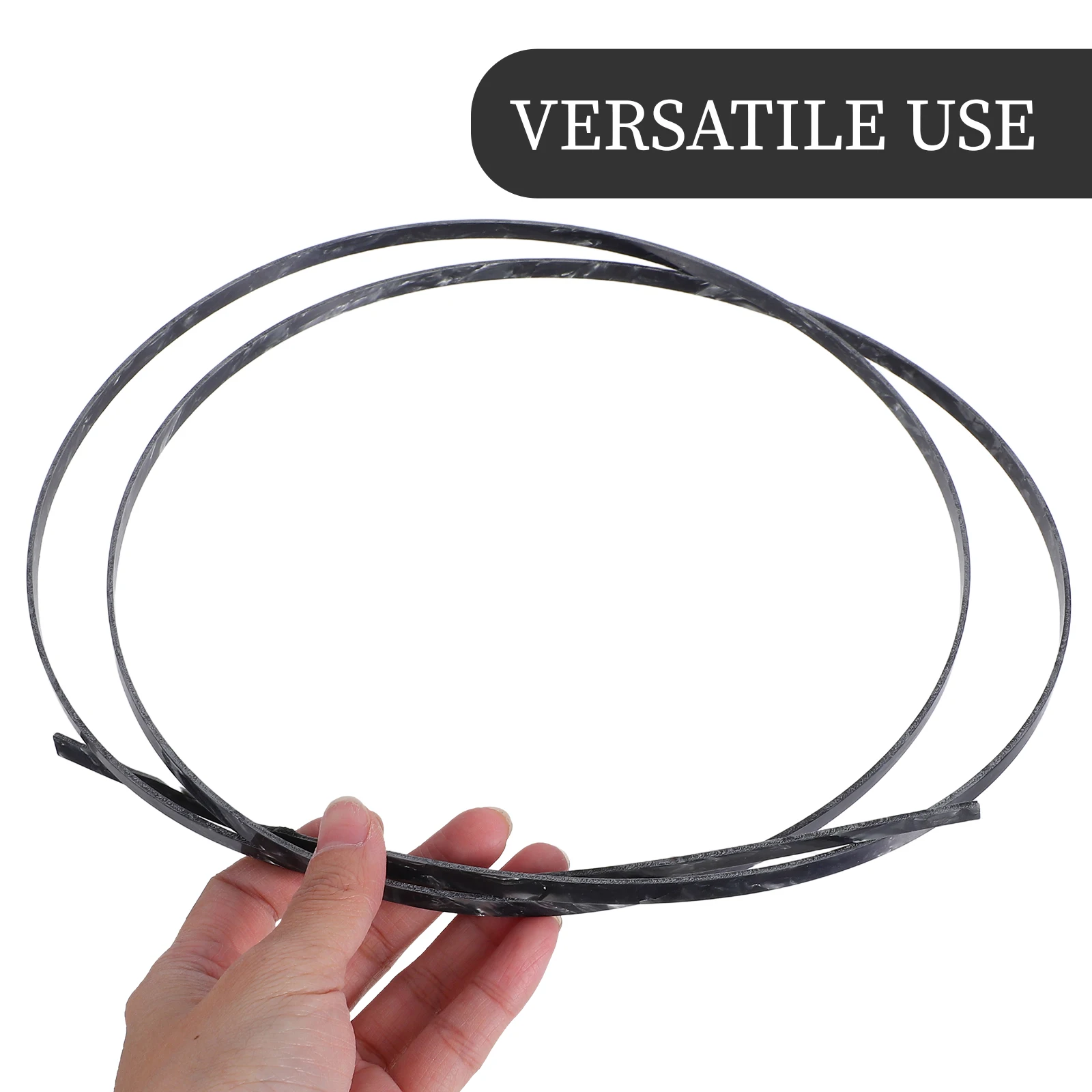 

Guitar Binding Strip 1650x6x15mm Black Plastic Durable Protection Electric Acoustic Guitar Parts Inlays Pickguard