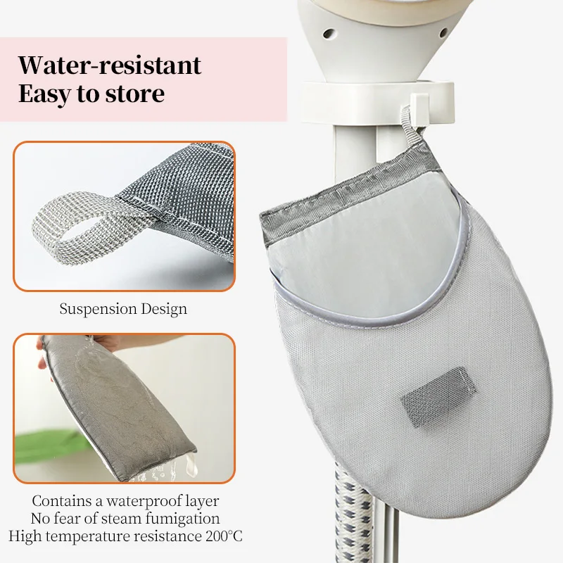 Handheld Ironing Board Mini Anti-scald Gloves Iron Pad Cover Heat-resistant Steamer Ironing Gloves for Clothing Protective Pad